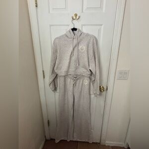 PINK Victoria's Secret Light Gray Lounge Set